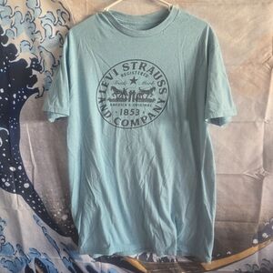 Levi's Light Blue Graphic Tee